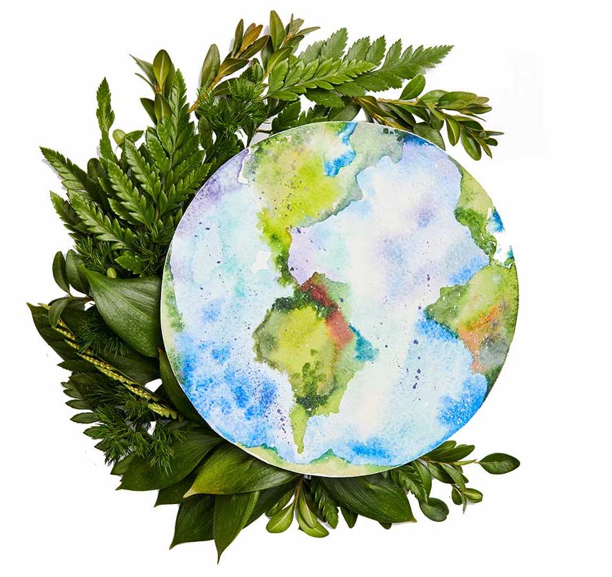 composition-of-fresh-green-fern-leaves-and-planet--2BCYDAS